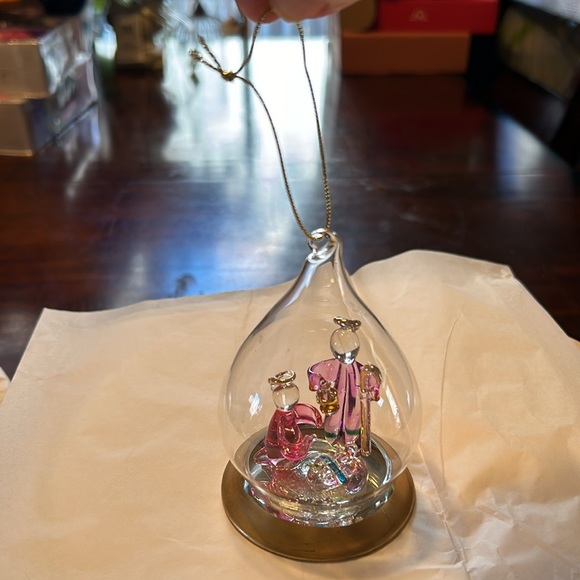 ๐ฉทHOST PICK๐ฉทNativity Theme Teardrop Glass Ornament Tabletop New **FINAL PRICE*** - Picture 7 of 11